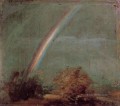 二重の虹のある風景 ロマンチックなジョン・コンスタブル